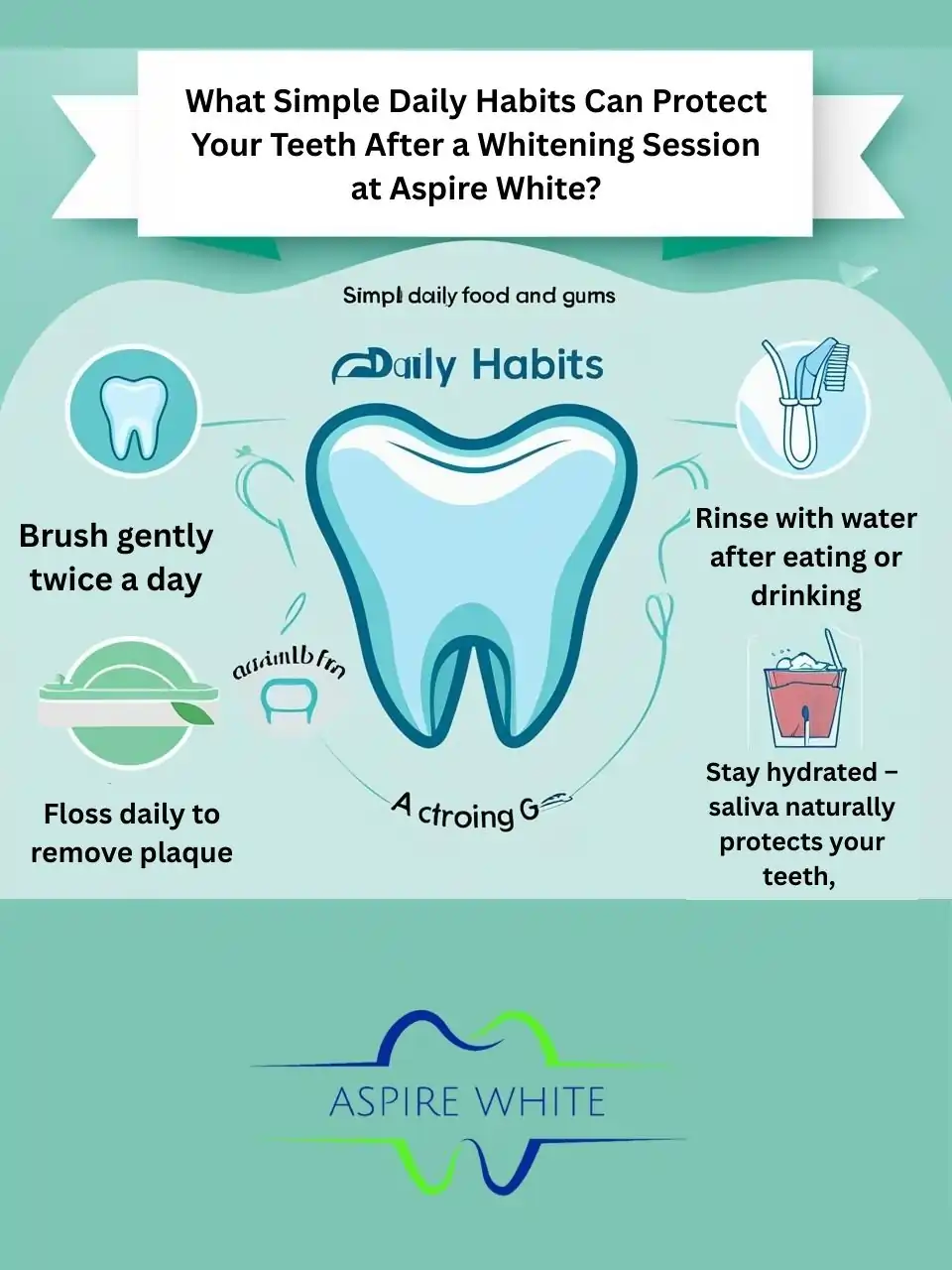 What Simple Daily Habits Can Protect Your Teeth After a Whitening Session at Aspire White Dundee